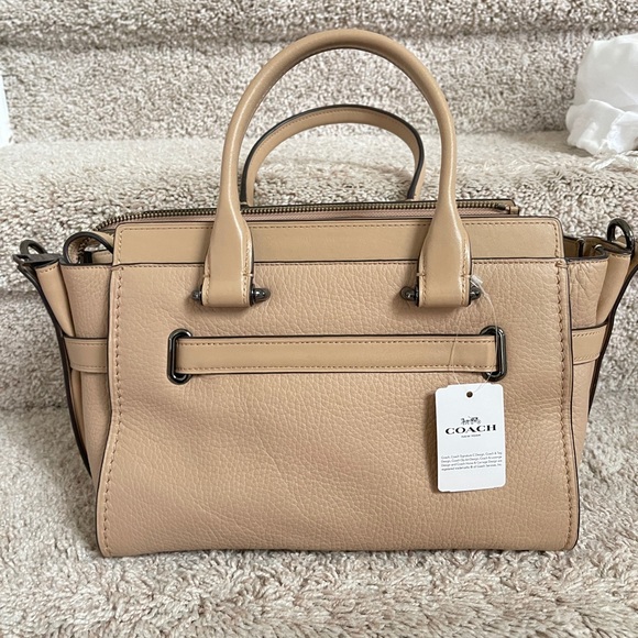 Coach | Bags | Nwt Coach 87295 Beechwood Satchel Pebble Leather Swagger ...